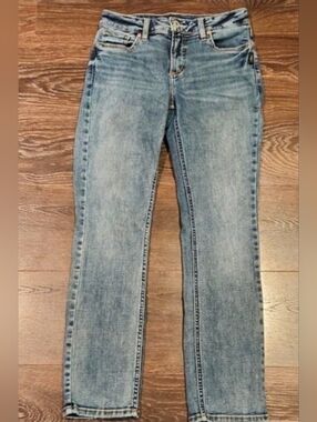 ❤️ SILVER ELYSE SLIM STRAIGHT LEG JEANS, 4 (27)